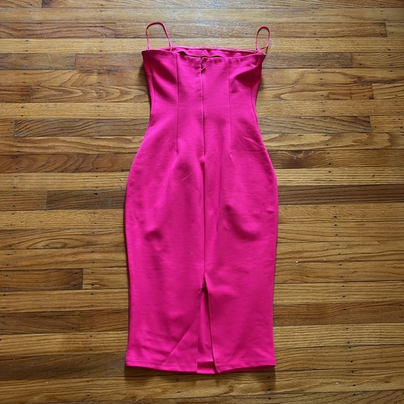 Superdown Lilian Hot Pink Strapless Dress - Picture 5 of 5